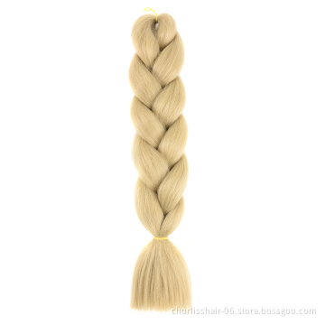 Wholesale 24'' Ombre Yaki Jumbo Braids Pre-stretched Crochet Synthetic Afro Braiding Hair Extensions Expression Braiding Hair